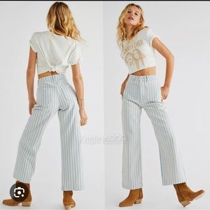 NWT Rolla's Sailor Pants Jeans Sky Striped